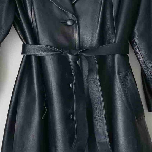 Trench en cuir 