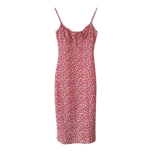 Robe midi à fleurs 