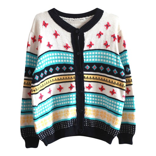 Jacquard cardigan