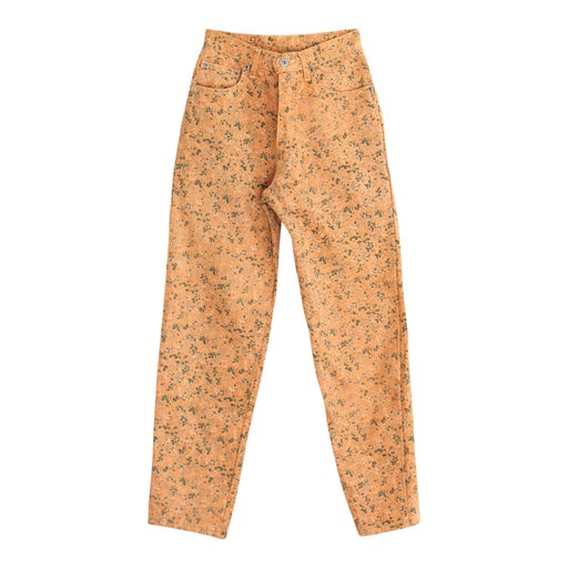 Jean à fleurs