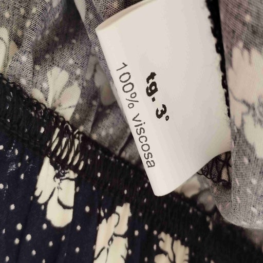 Jupe à pois et fleurs