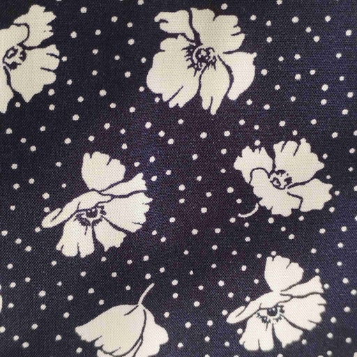 Jupe à pois et fleurs