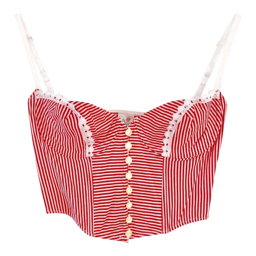 Bustier en coton