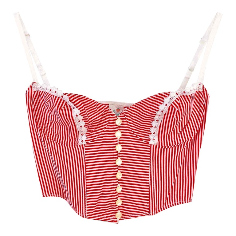 Bustier en coton