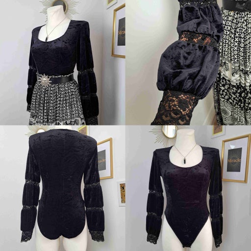 Body en velours 