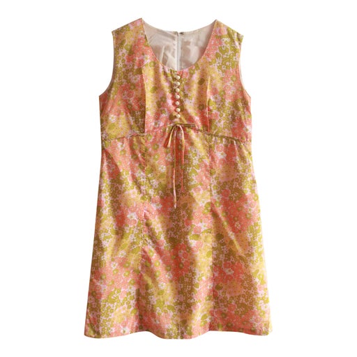 Robe trapèze à fleurs