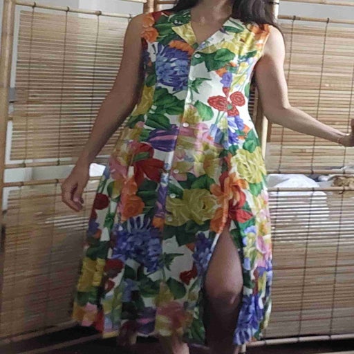 Long floral dress
