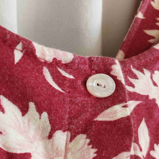 Buttoned floral dress
