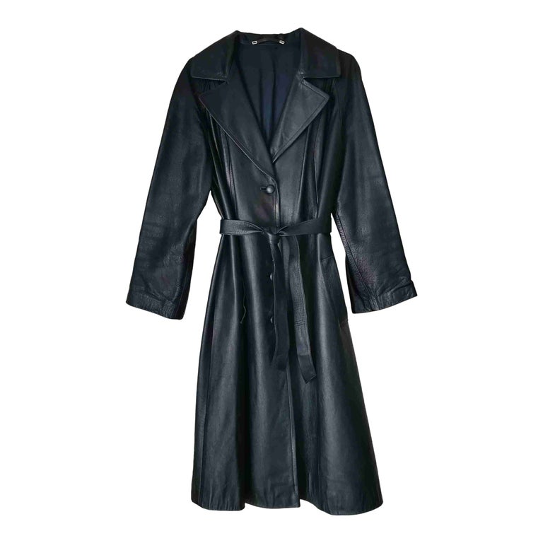 Trench en cuir 