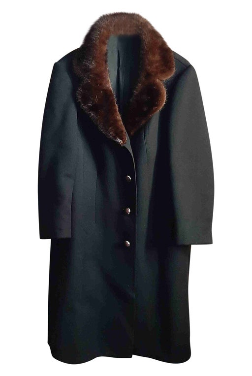 Basler Modell wool and fur coat