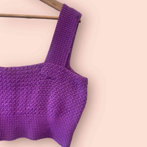 Crochet crop top