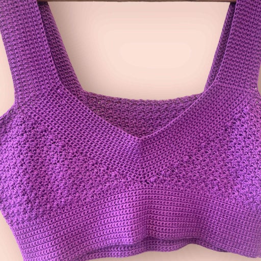 Crochet crop top