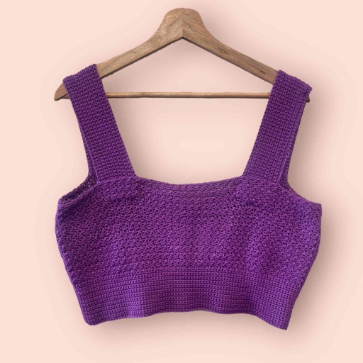 Crochet crop top