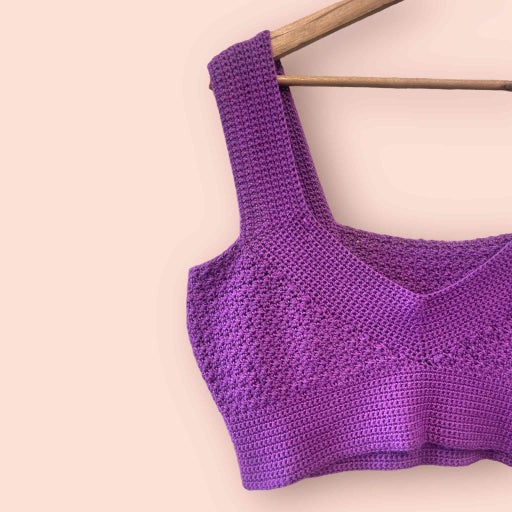 Crochet crop top