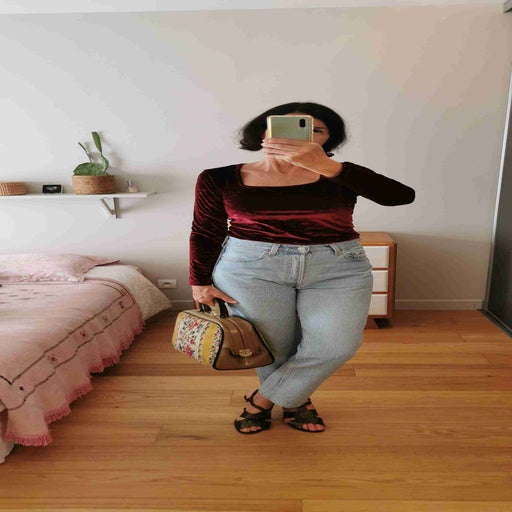 Top en velours