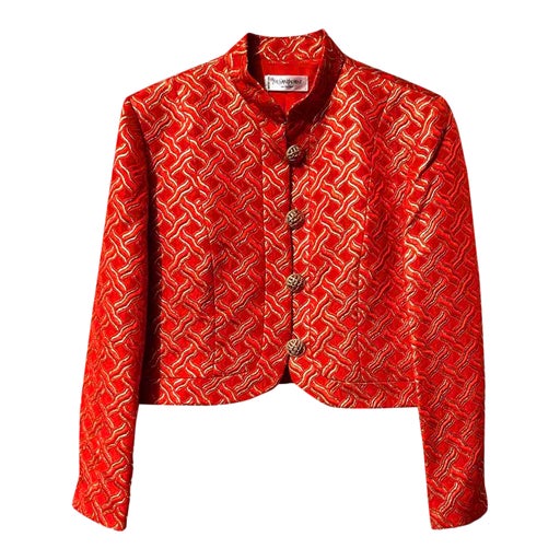 Veste courte lamée