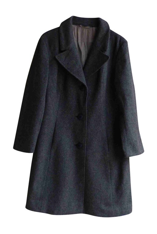 Manteau en laine et alpaga