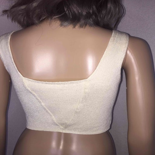 Embroidered crop top