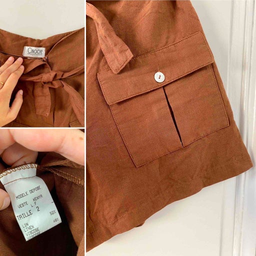 Linen shorts