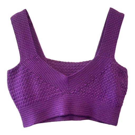 Crochet crop top