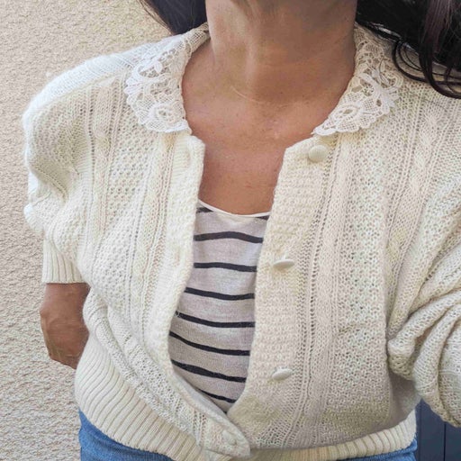 Wool cardigan