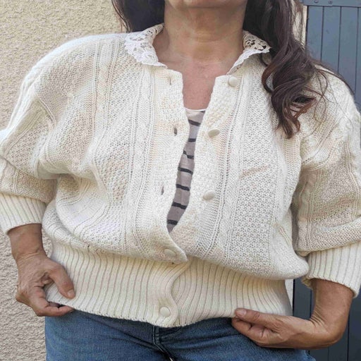Wool cardigan