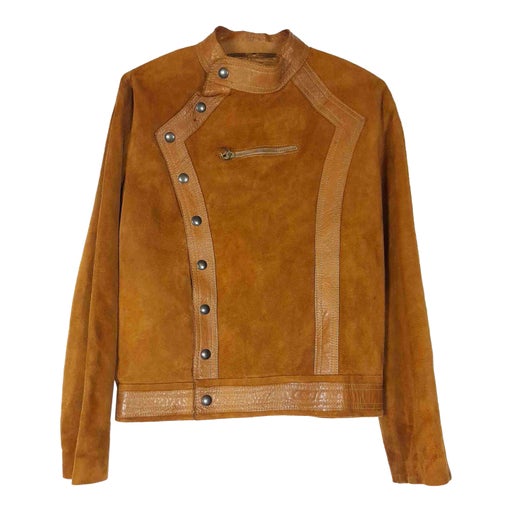Short suede jacket