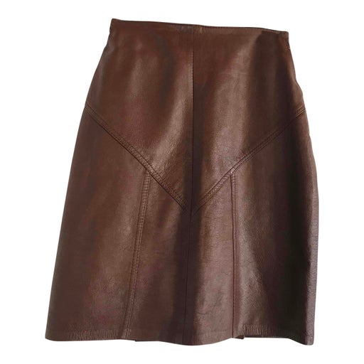 Jupe en cuir 