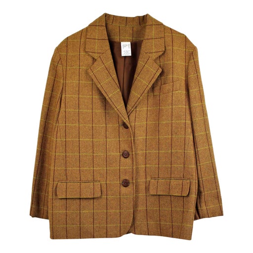 Checked blazer