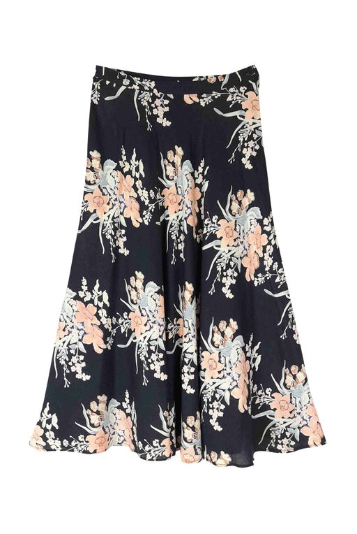 Long floral skirt