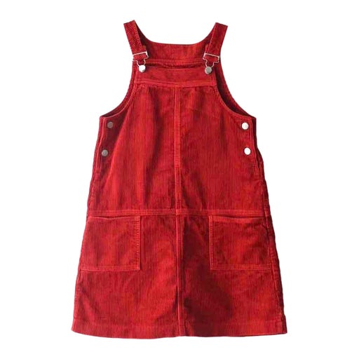 Robe salopette en velours