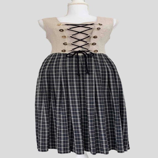 Checked dress