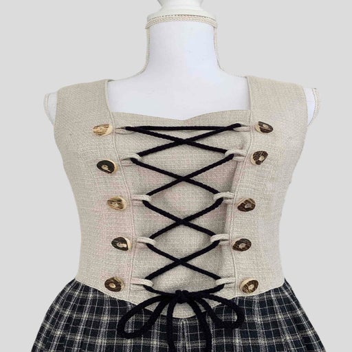 Checked dress