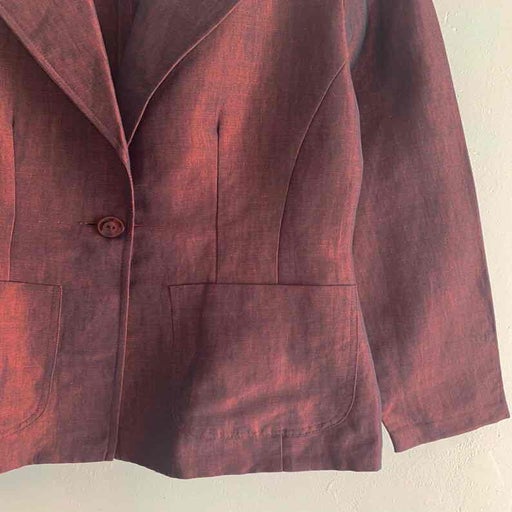 Linen and cotton blazer