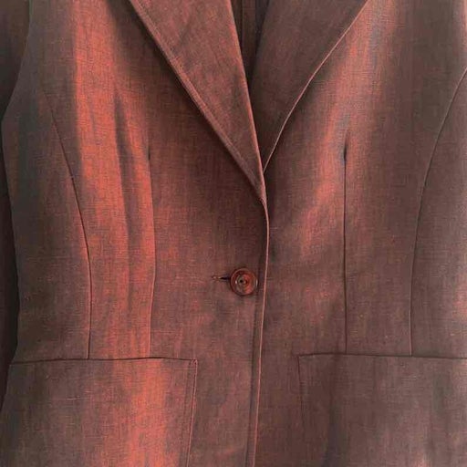 Linen and cotton blazer