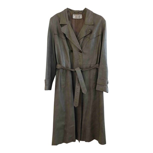 Trench en cuir
