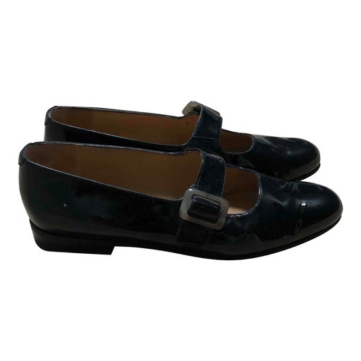 Ballerines en cuir vernis