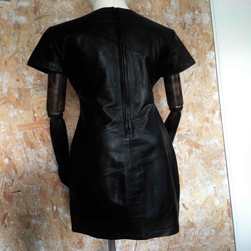 Leather dress