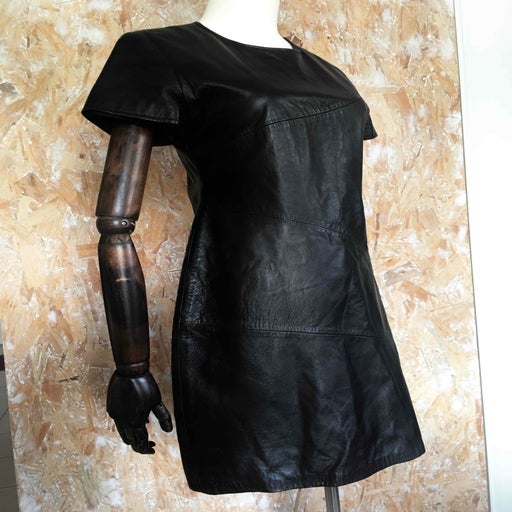 Leather dress