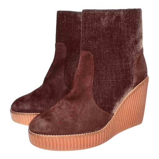 Bottines en daim