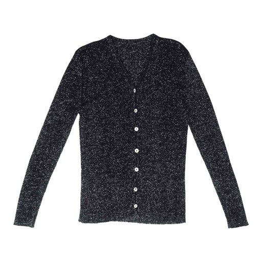 Silk and lurex cardigan