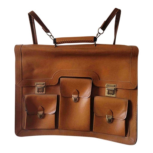 Leather satchel