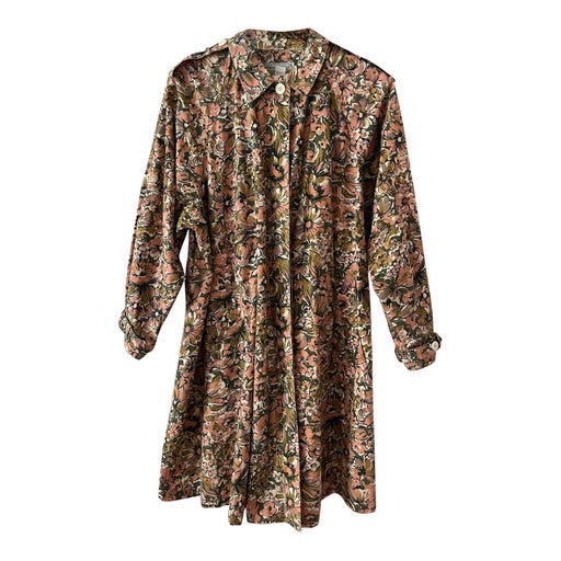 Imperméable à fleurs