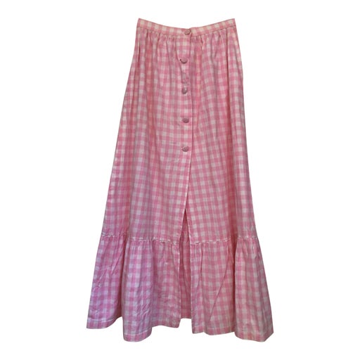 Jupe longue vichy 