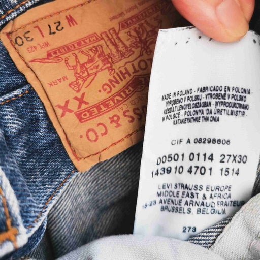 Jean Levi's 501 W27L30