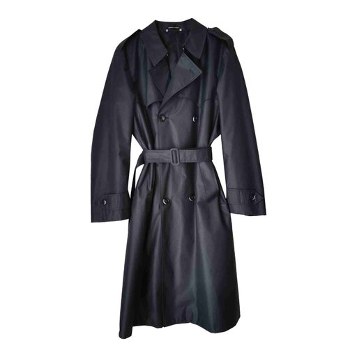 Dark blue trench coat