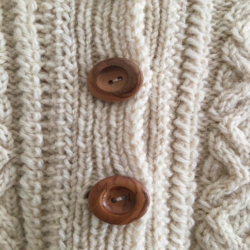Irish wool cardigan