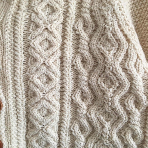 Irish wool cardigan