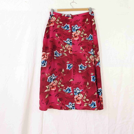 Long floral skirt