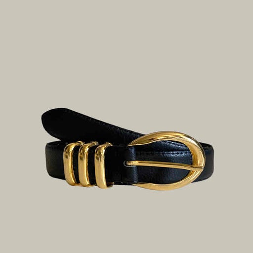Leather belt